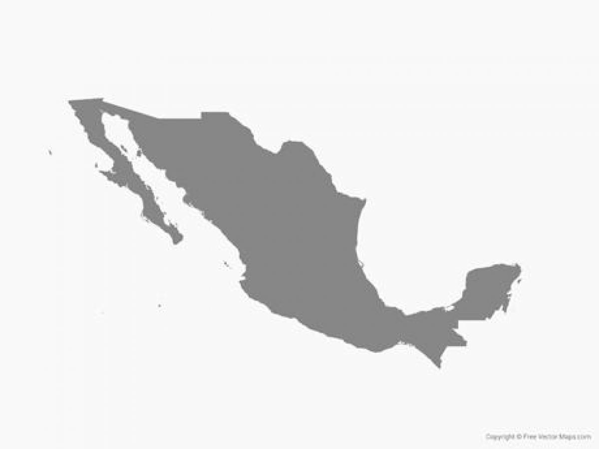 Mexiko vektor map