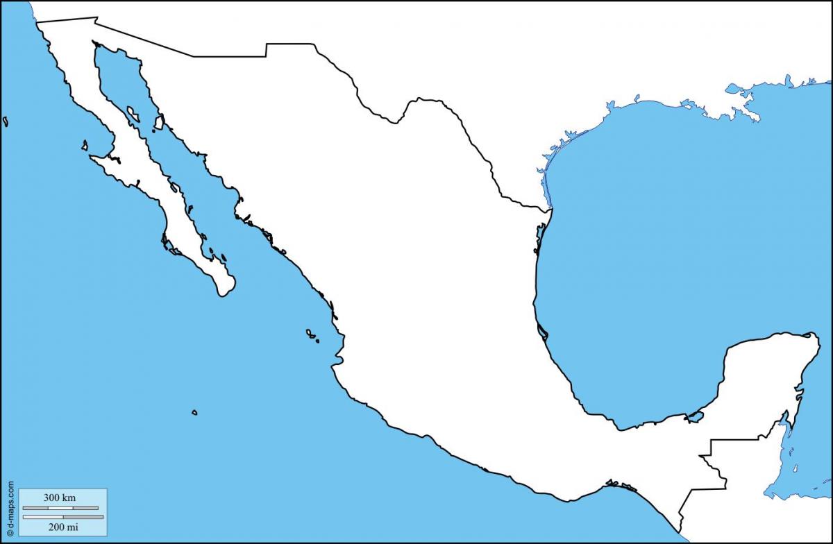 tom Mexiko karta
