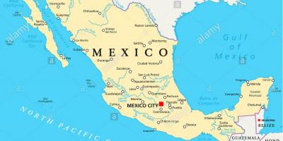 Mexiko karta städer