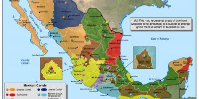 Mexikansk kartell karta