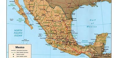 Mexiko ursprungliga kartan